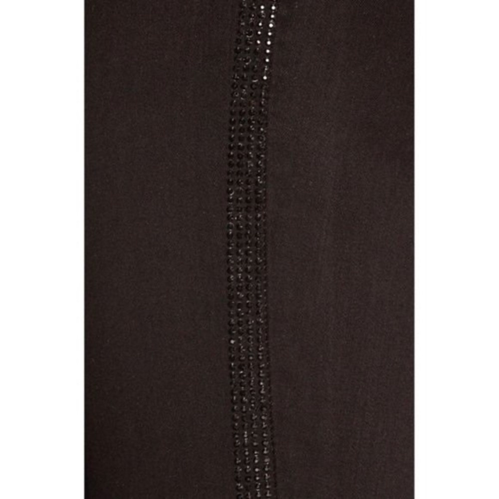 L’AGENCE Margot Crystal Tux Stripe Skinny Jeans in Noir - sz 30 - Picture 6 of 11